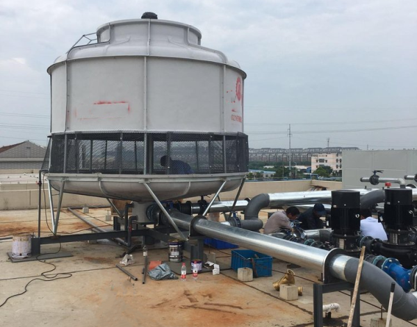 冷卻塔安裝施工圖 冷卻塔安裝施工圖